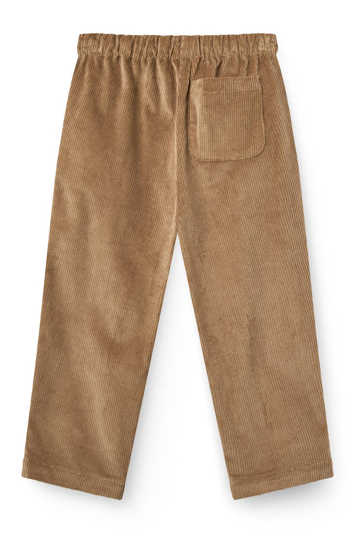 Corduroy Pant W. Adj. Waist - BROWN