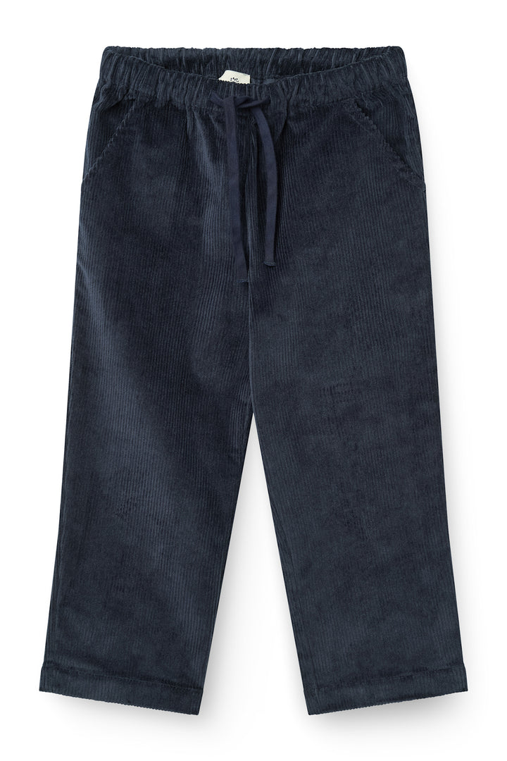 Corduroy Pant W. Adj. Waist - NAVY