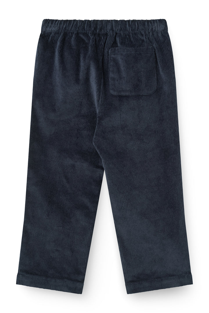 Corduroy Pant W. Adj. Waist - NAVY
