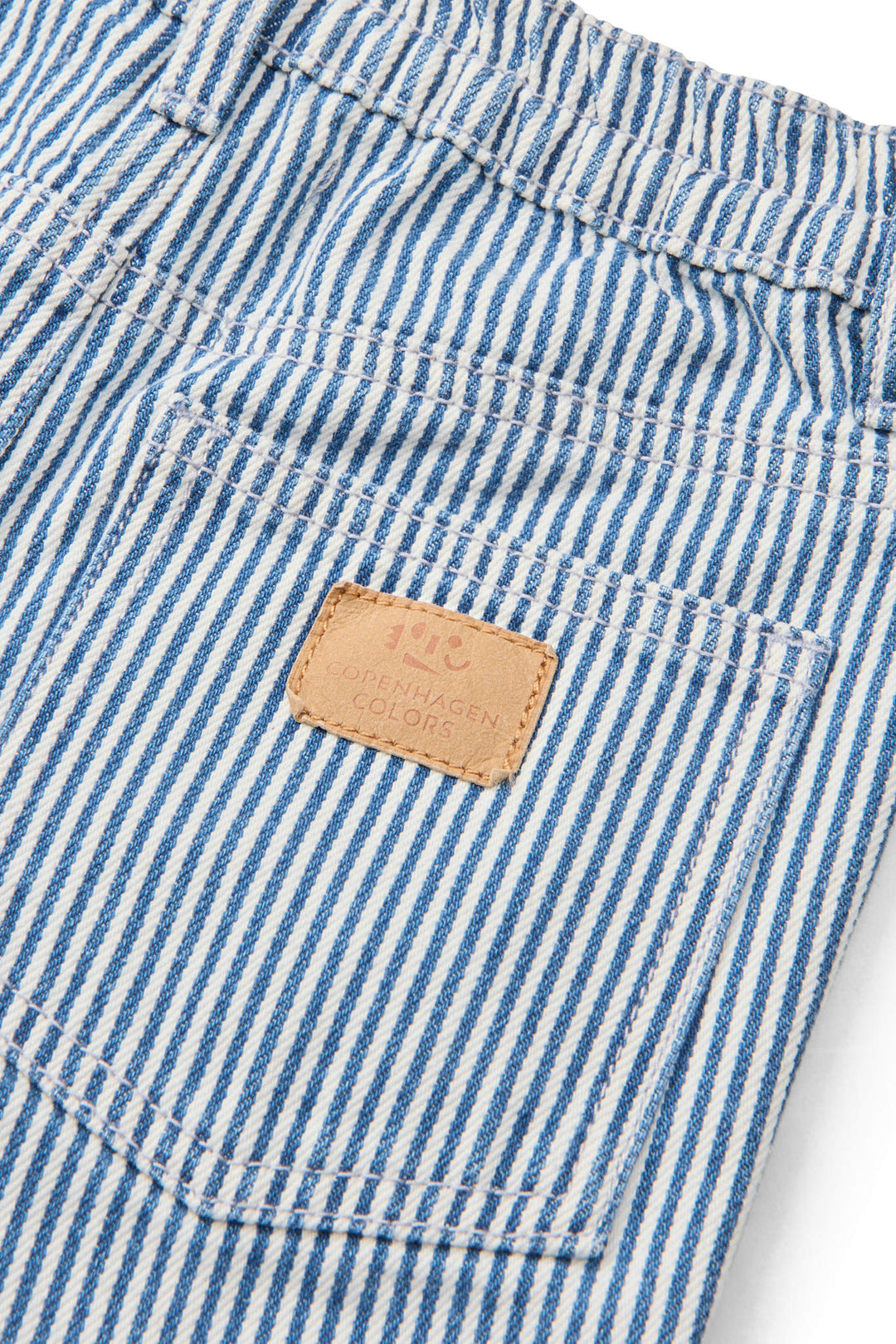 Y/D Stripe Twill Shorts - Denim Blue Stripe