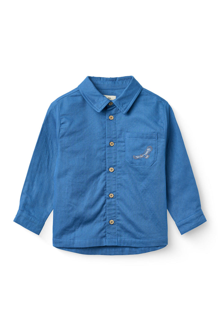 Classic Ls Shirt - Ocean Blue