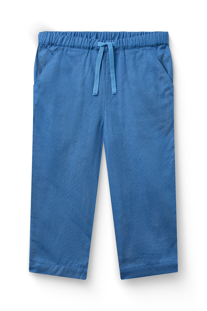 PANTS W. DRAWSTRING - OCEAN BLUE