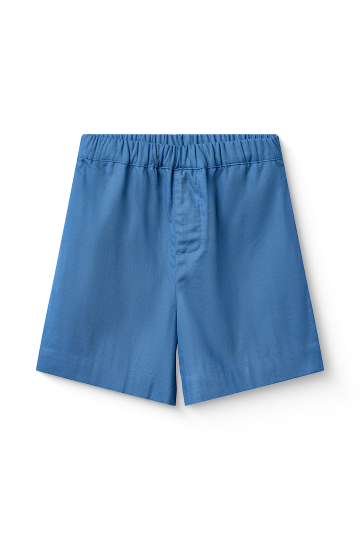 PAJAMA SHORTS W. EMB. - OCEAN BLUE