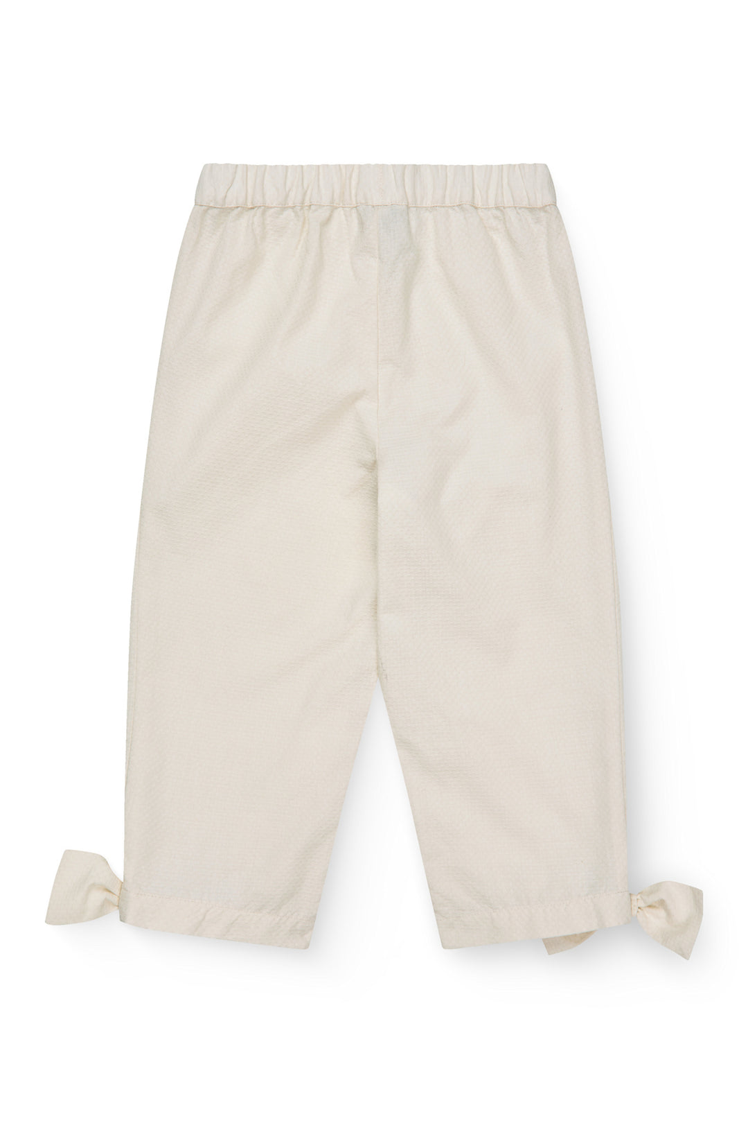 BOW PANTS - CREAM