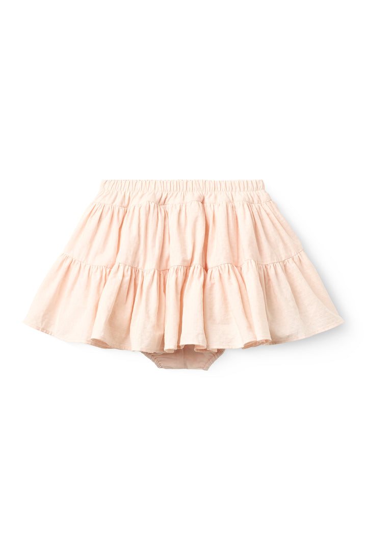 SKIRT W. TULLE LINING - DUSTY ROSE