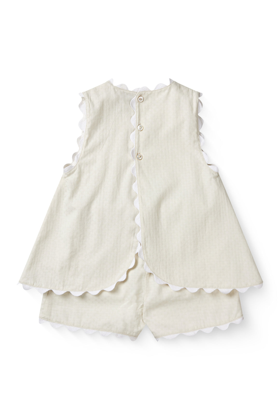 DECO TOP & SHORTS SET - CREAM COMB.