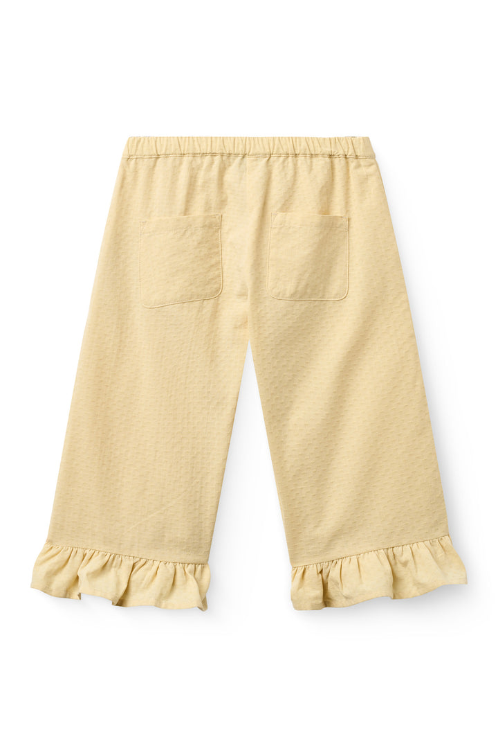 PANTS 3/4 - PALE YELLOW