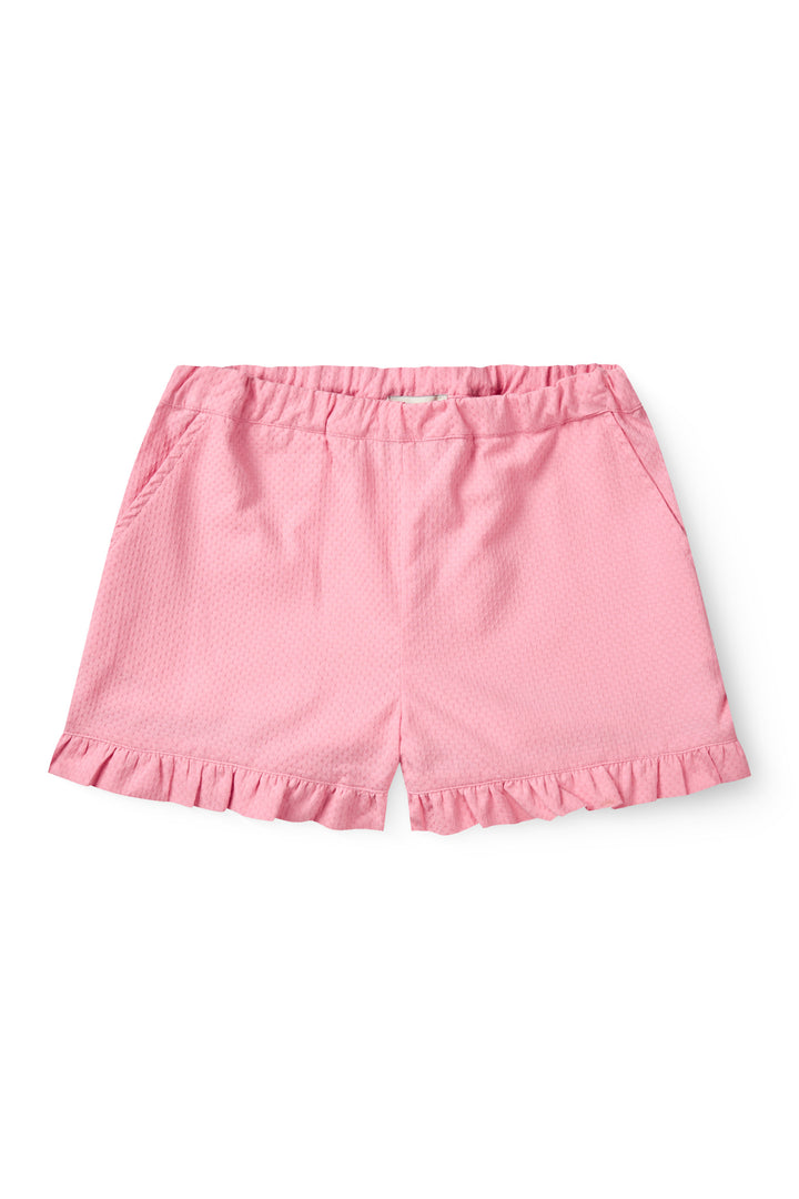 SHORTS W. FRILL - PINK