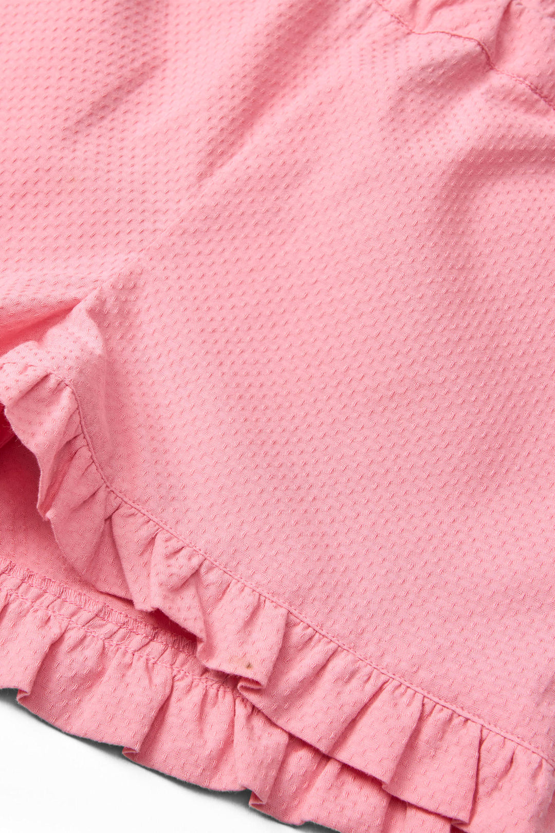 SHORTS W. FRILL - PINK