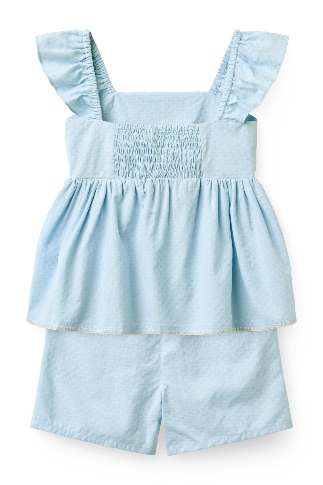 SUMMER SET W. EMB. - LT. BLUE COMB.