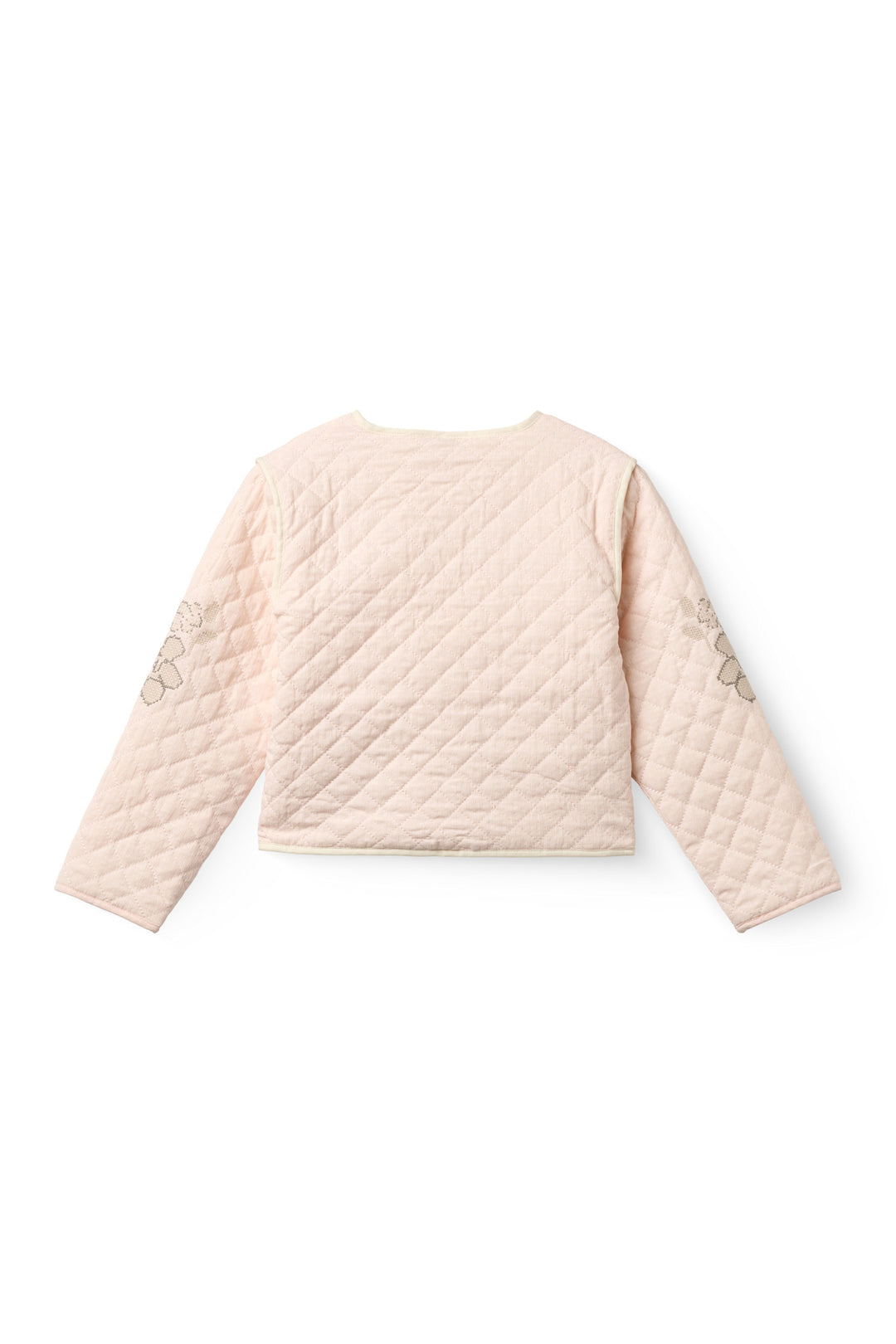 QUILTED JACKET - DUSTY ROSE COMB.