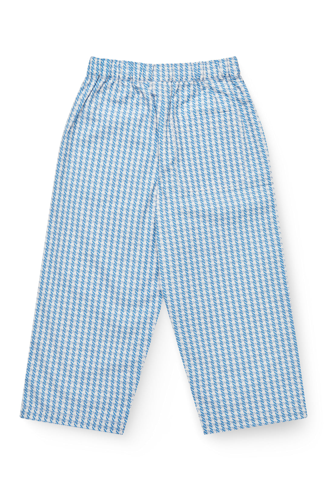 HOUNDSTOOTH PANTS - BLUE HOUNDSTOOTH MINI