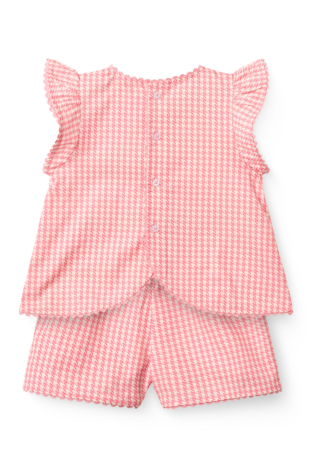 HOUNDSTOOTH DECO SET - PINK HOUNDSTOOTH MINI