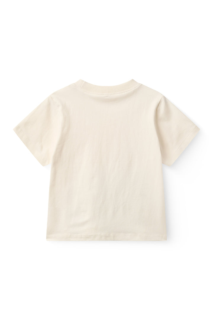 BOYS SS TEE W. LANDSCAPE PRINT - CREAM COMB.