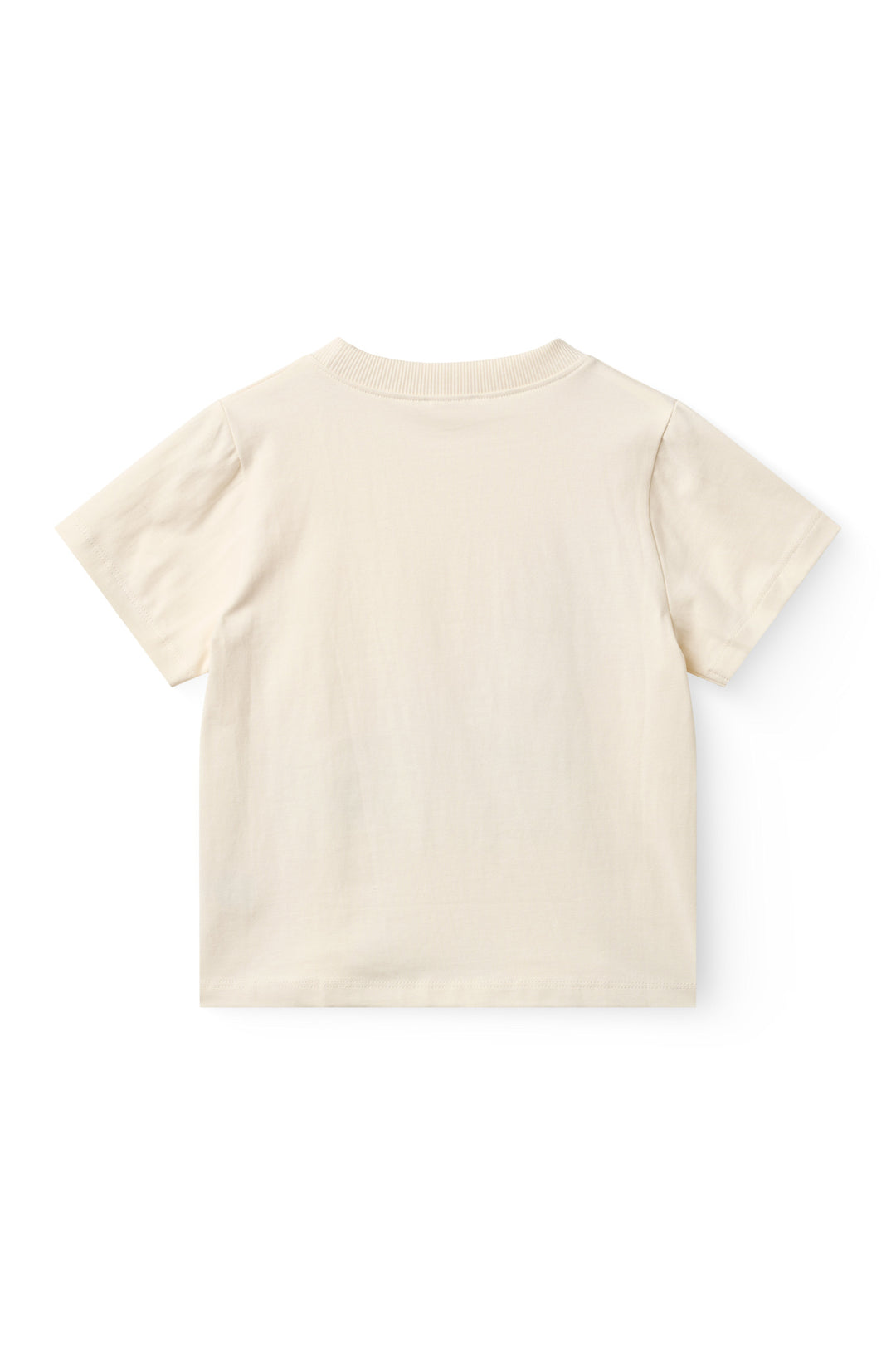 BOYS SS TEE W. EAGLEHAWK PRINT - CREAM COMB.