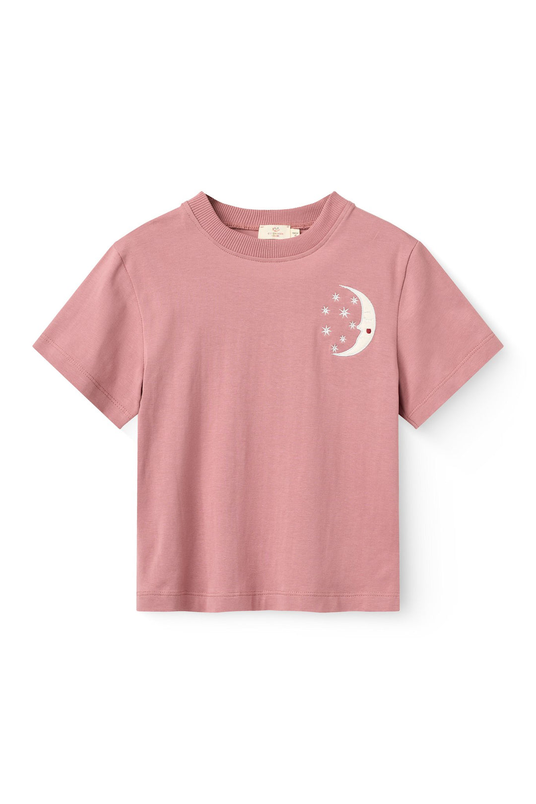 T-Shirt w. Embroidery - Winter Rose