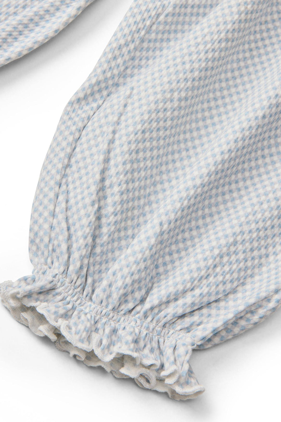 CREPE PANTS - DUSTY BLUE COMB.