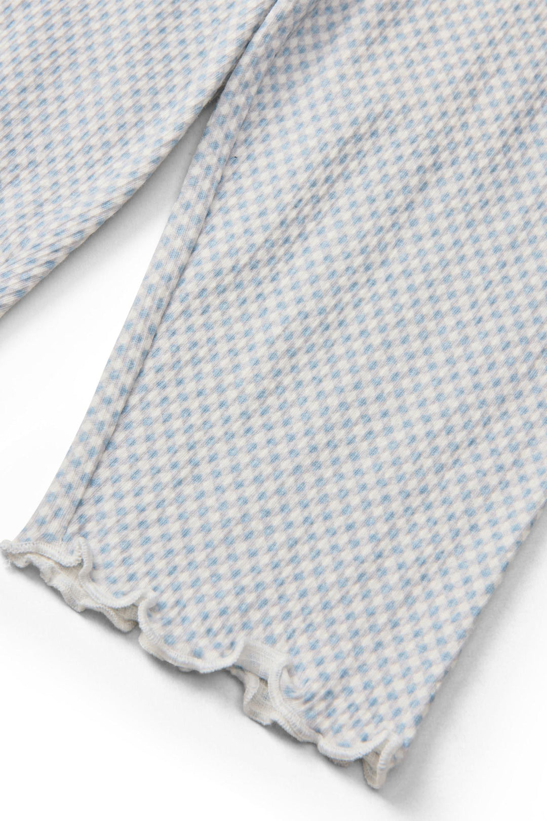 CREPE 3/4 LEGGINGS - DUSTY BLUE COMB.