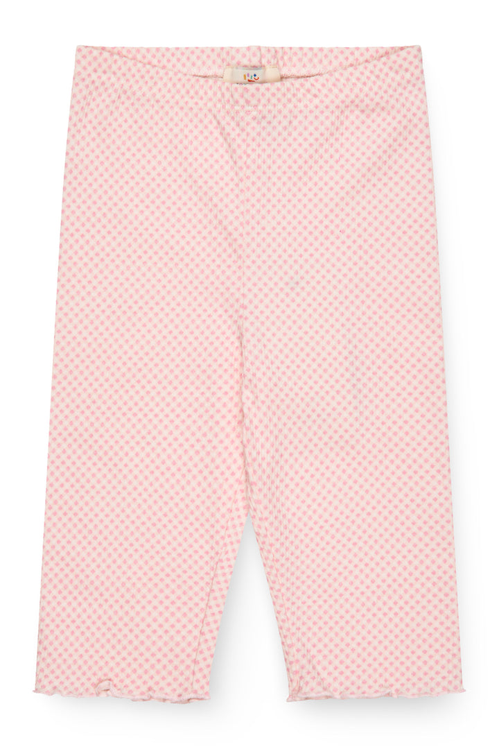 CREPE 3/4 LEGGINGS - PINK COMB.
