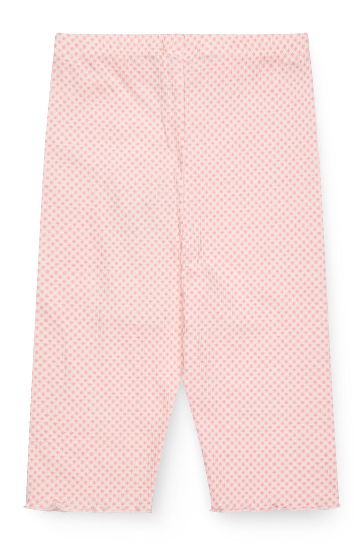 CREPE 3/4 LEGGINGS - PINK COMB.