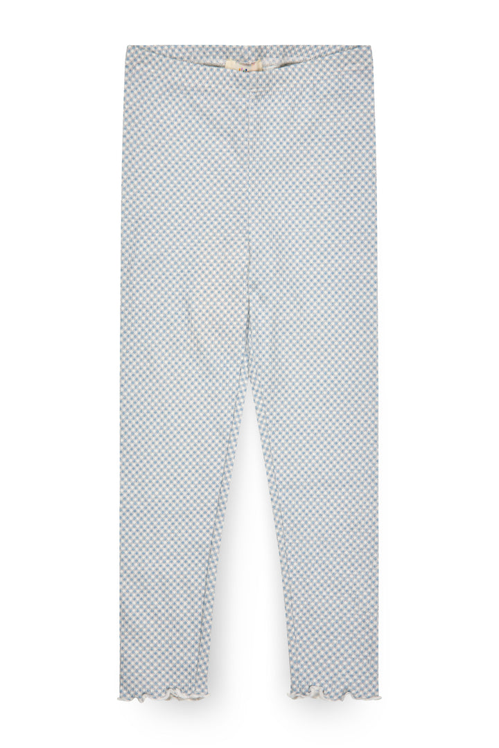CREPE LEGGINGS - DUSTY BLUE COMB.