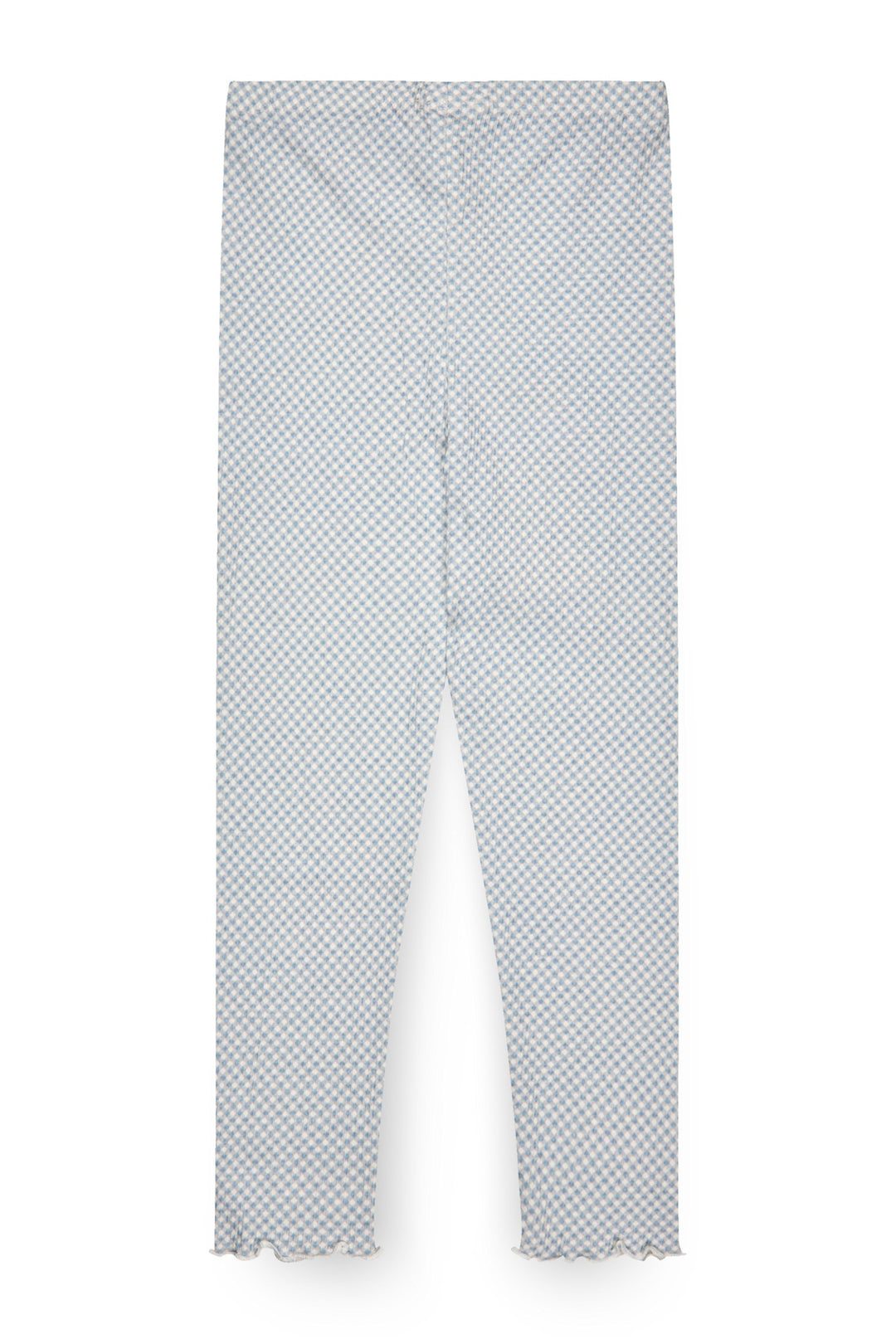 CREPE LEGGINGS - DUSTY BLUE COMB.