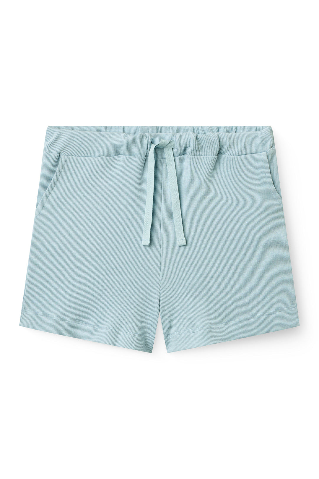 MODAL RIB SHORTS - DUSTY BLUE – COPENHAGEN COLORS COM