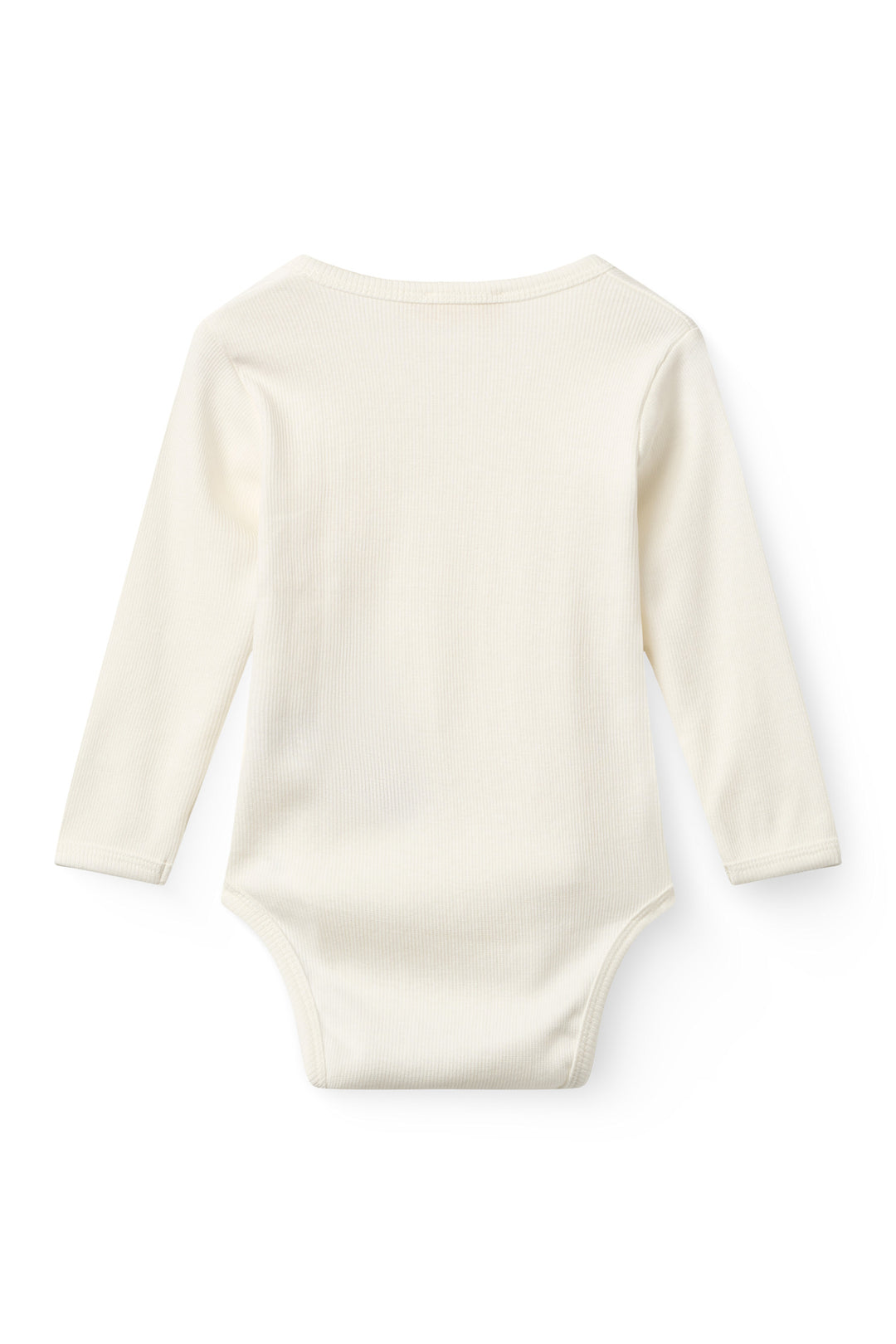 Modal Rib Cross Over Body w. Ls - Cream