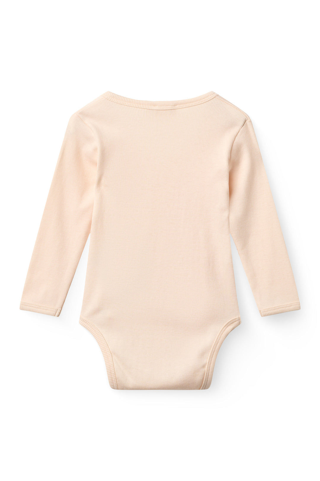 Modal Rib Cross Over Body w. Ls - Dusty Rose