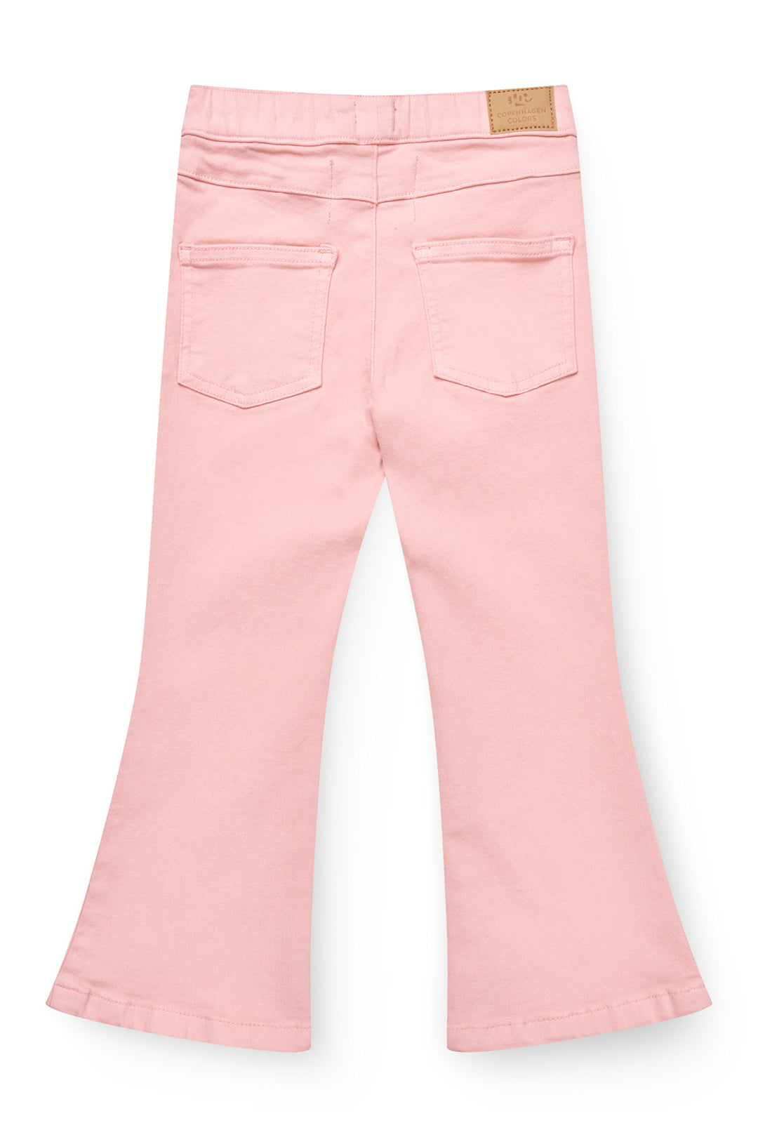 Jeggings Solid w. Flare - Pink