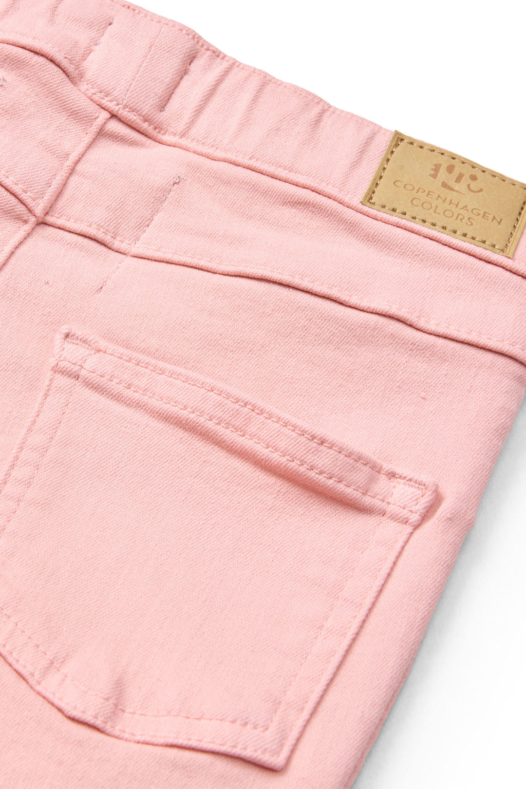 Jeggings Solid w. Flare - Pink