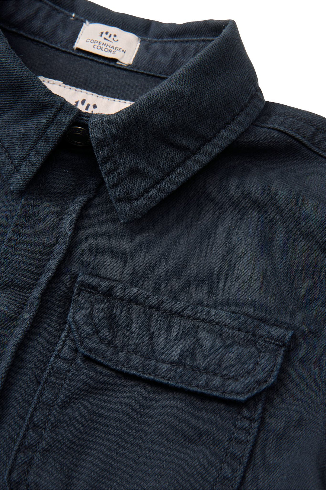 Twill Safari Shirt SS - Navy