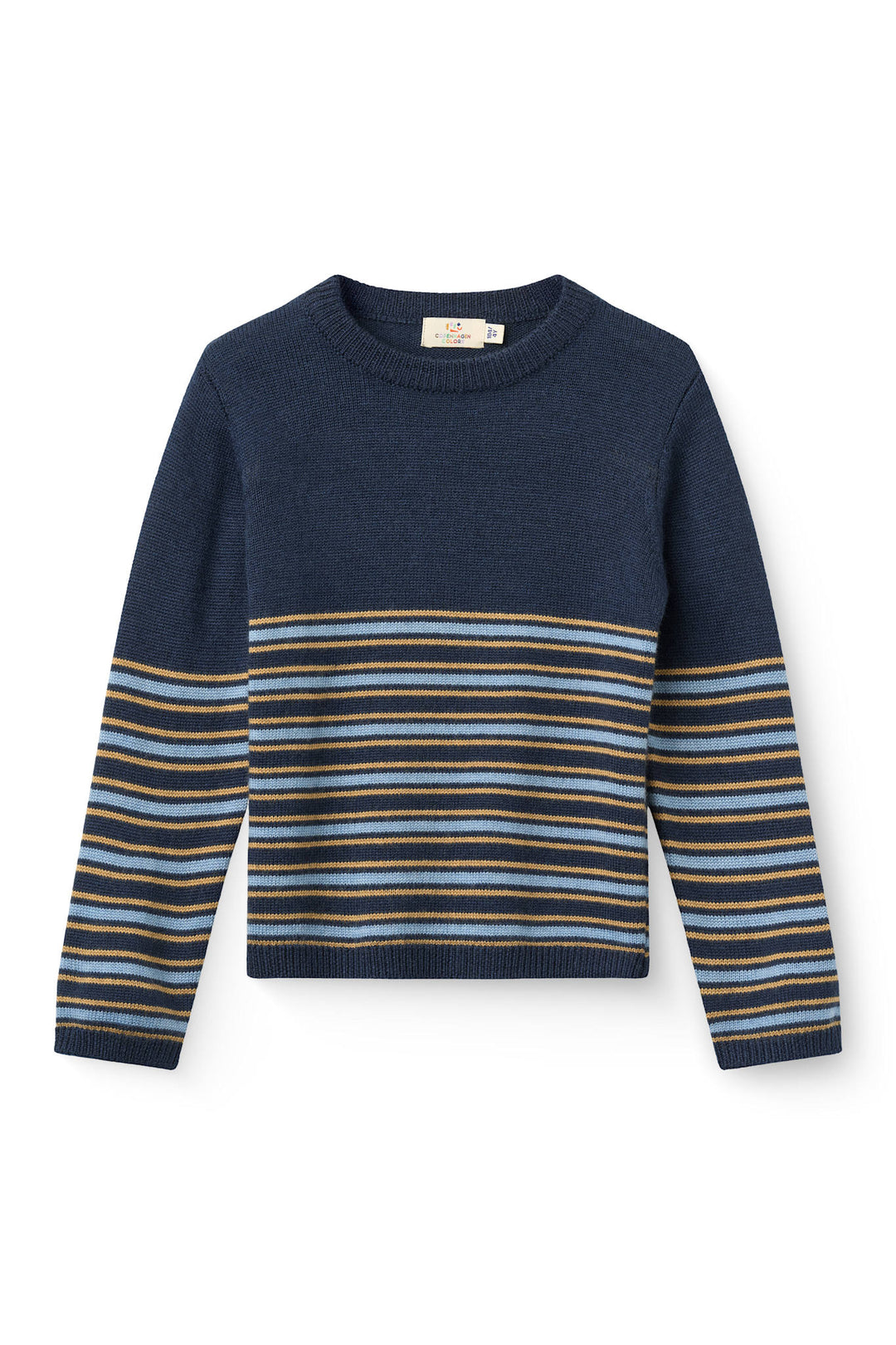 Striped Merino Sweater - Navy Comb.