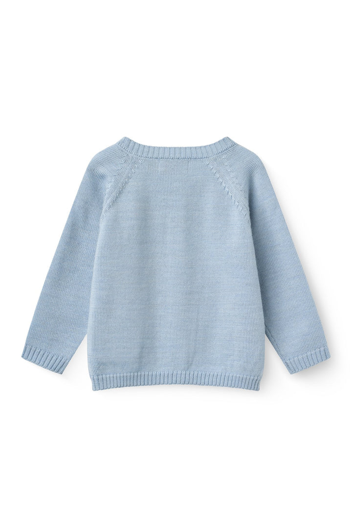 Classic Merino Baby Set - Dusty Blue