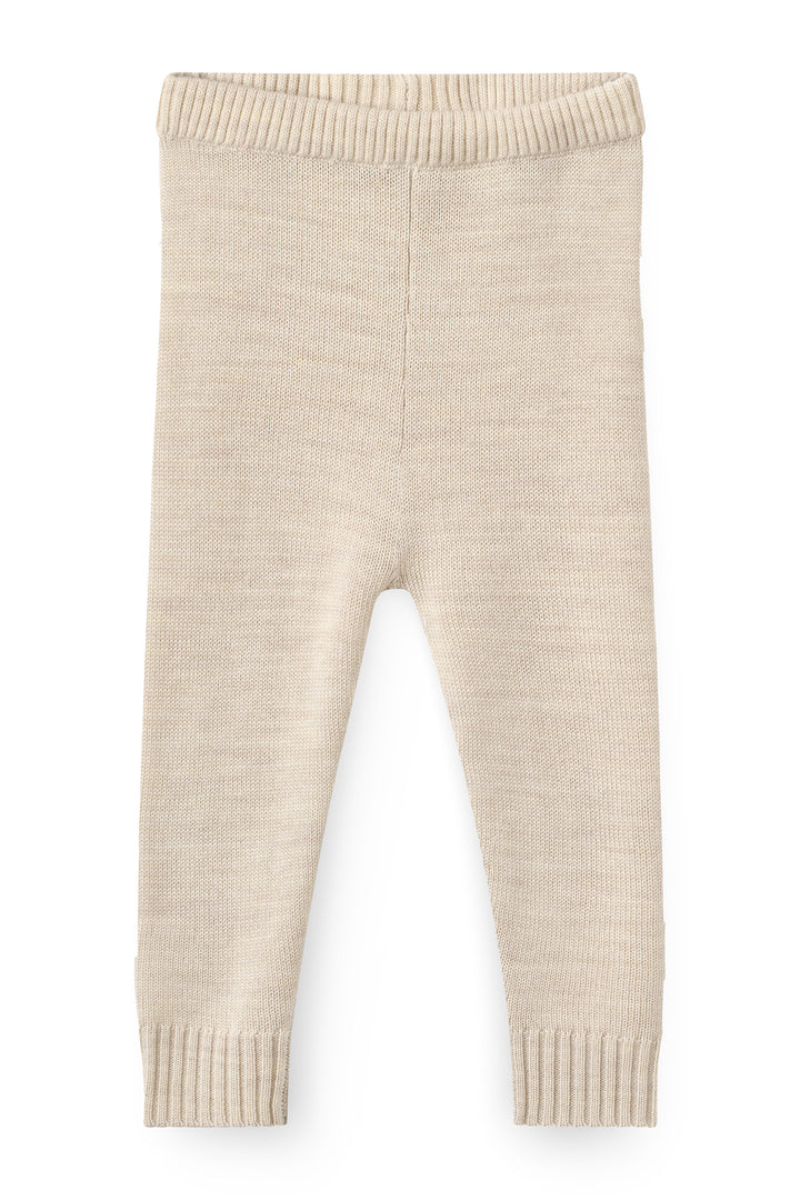 Classic Merino Baby Set - Pale Cream Melange