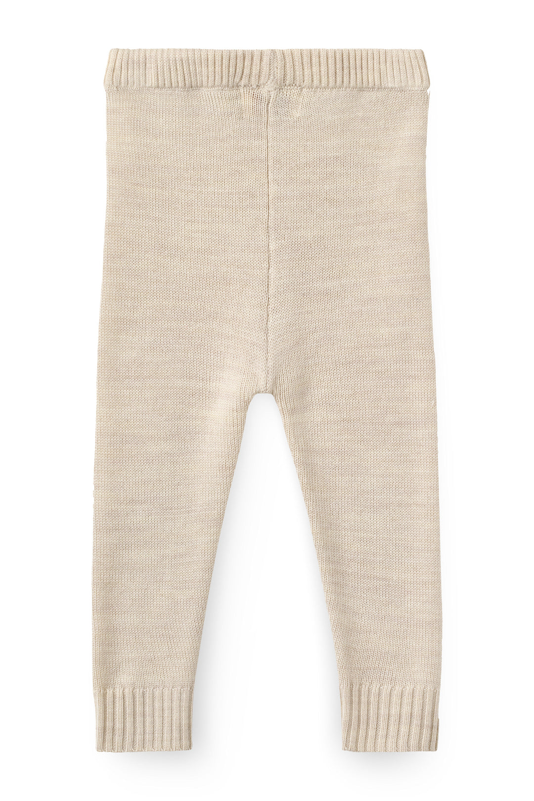 Classic Merino Baby Set - Pale Cream Melange