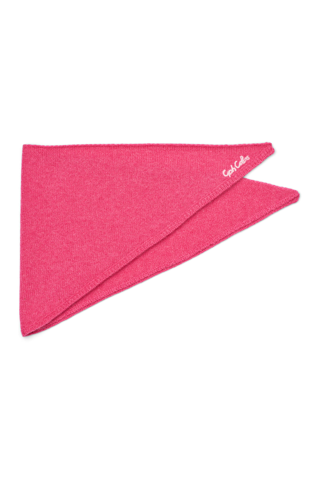 Cashmere Scarf w. Embroidery - Fuschsia Comb.