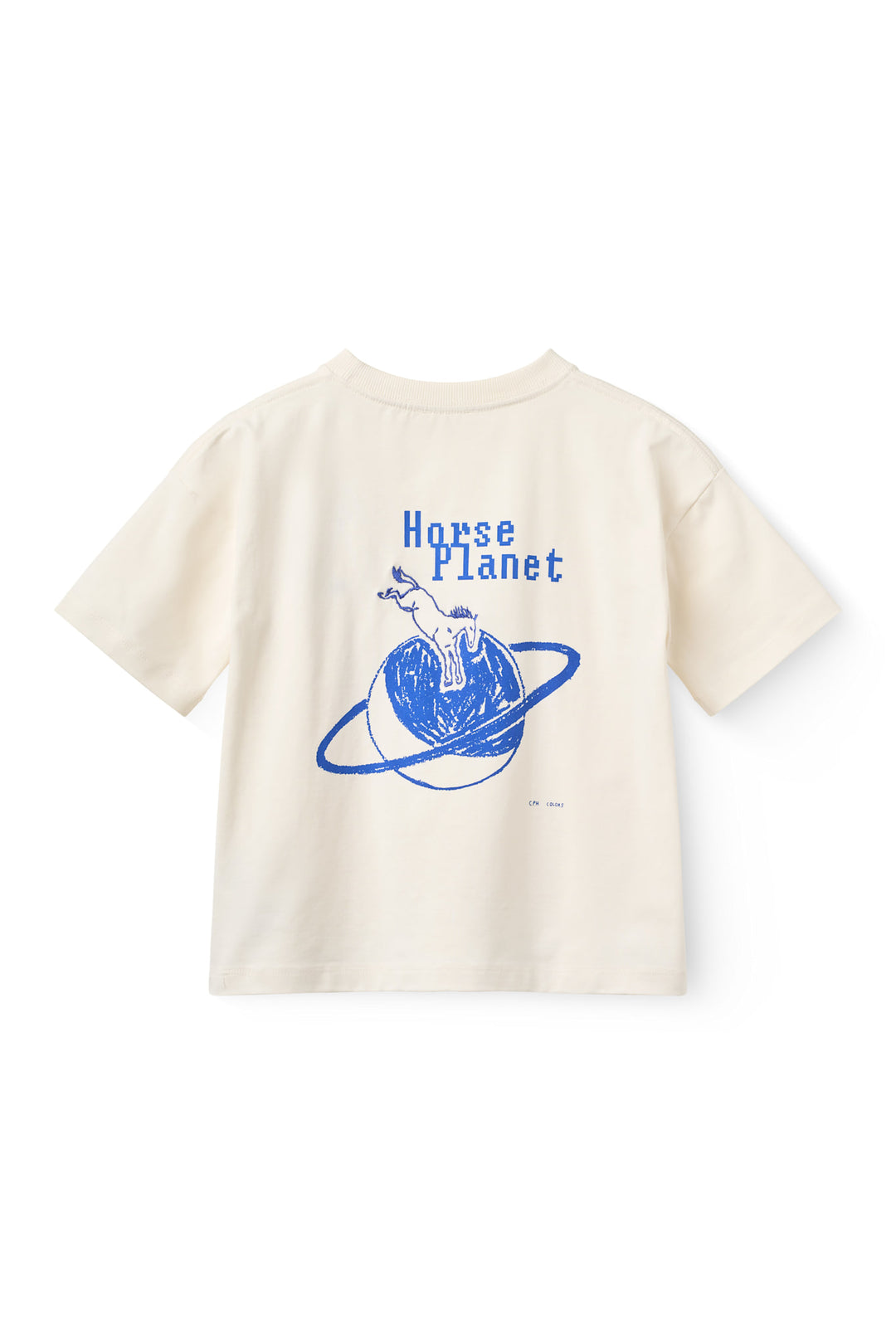T-Shirt w. Print - WHITE