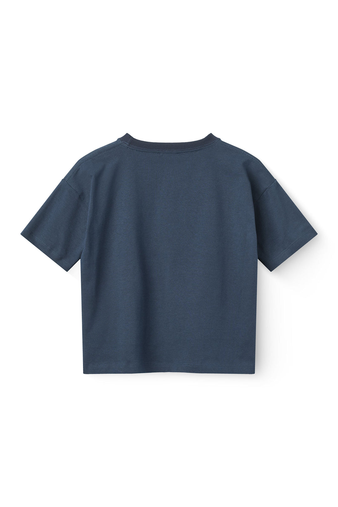 T-Shirt w. Print - NAVY