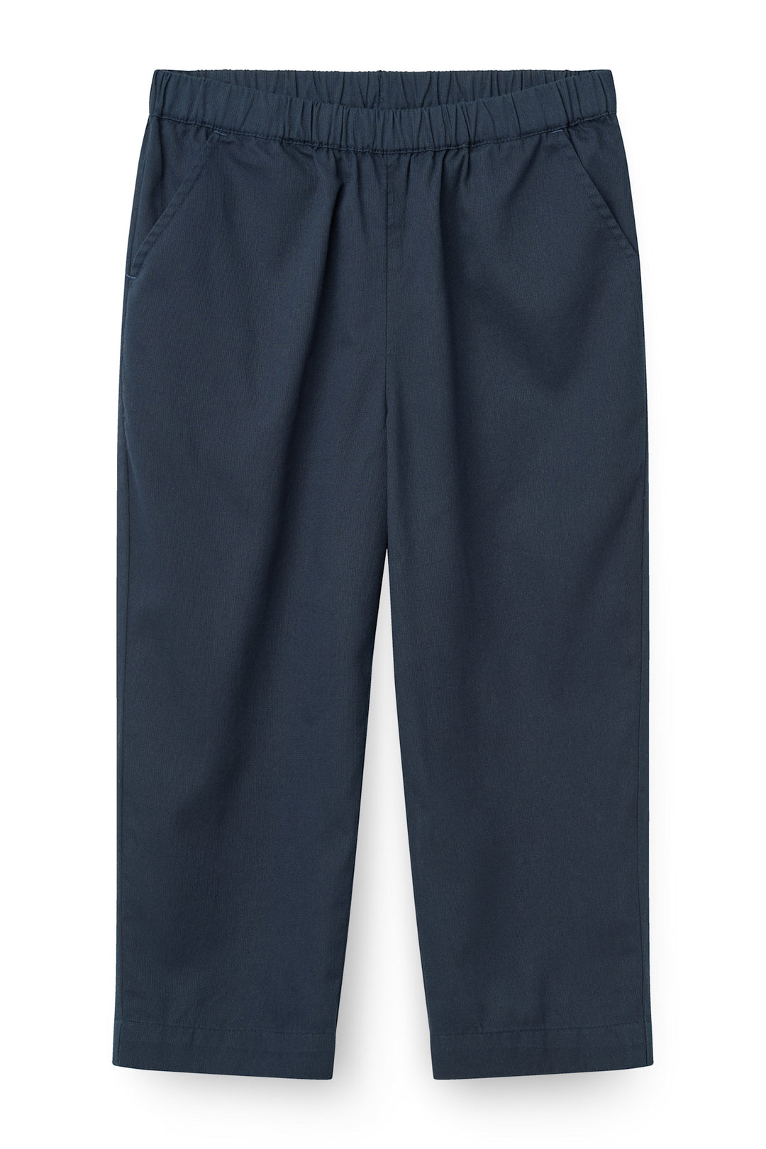 Twill Pants with pockets and adj. Waist - Navy