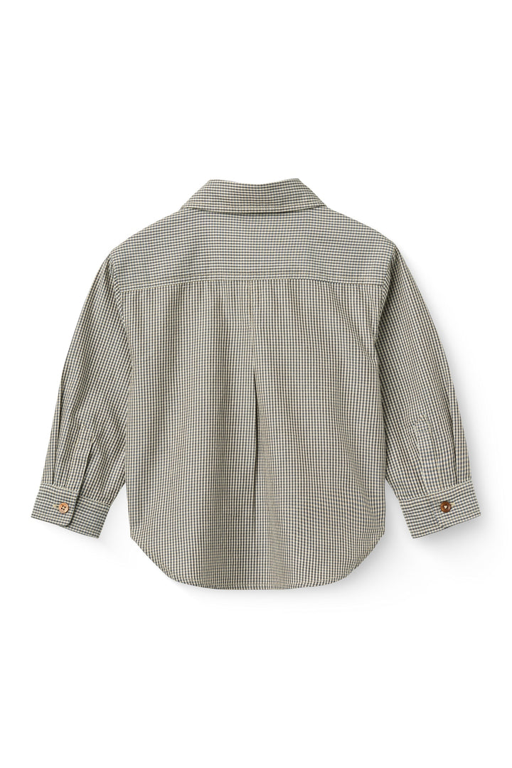 Checkered LS shirt - Endless Sky/ Brown Check Comb.
