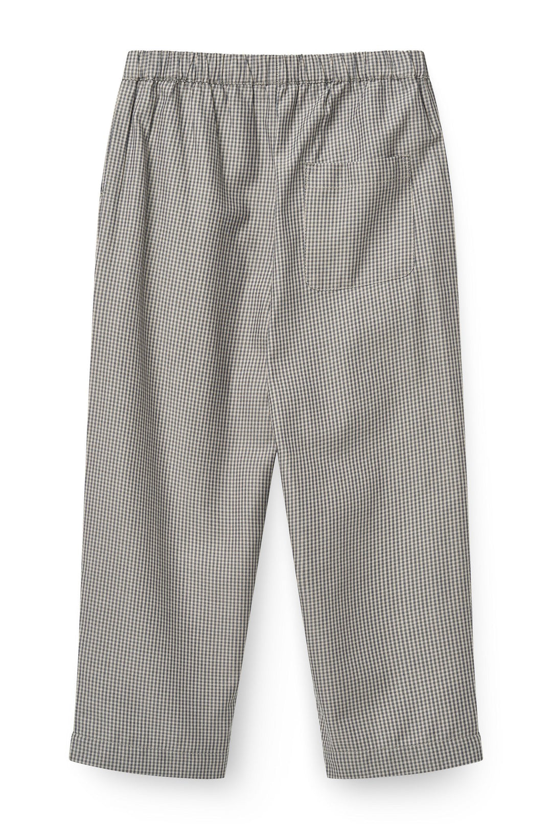 Checkered Pants w. Side Pockets - Grey Check Comb.