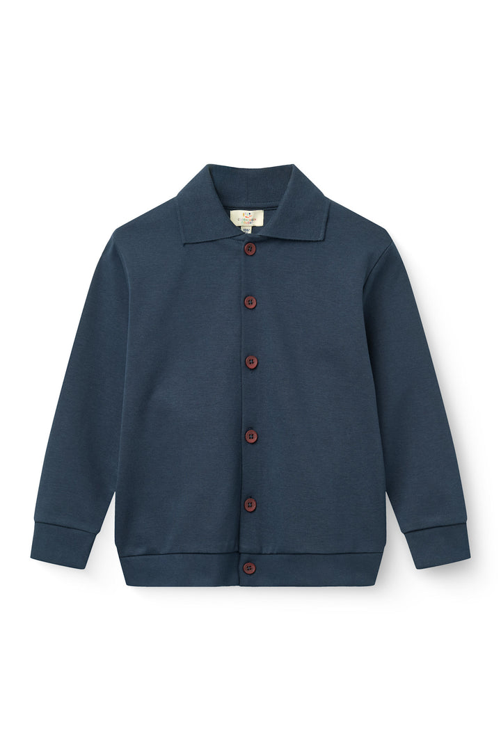 360* Super Stretchy High School Cardigan - Navy