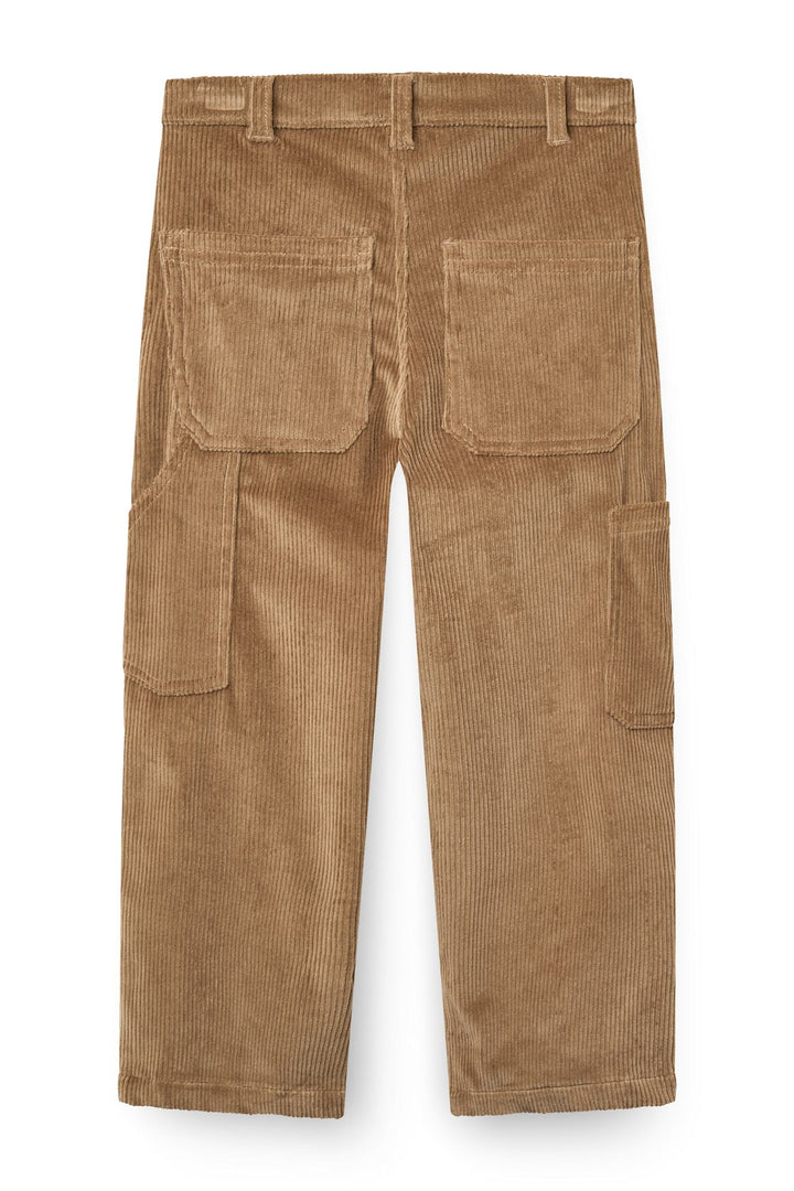 Corduroy Cargo Pants - Brown