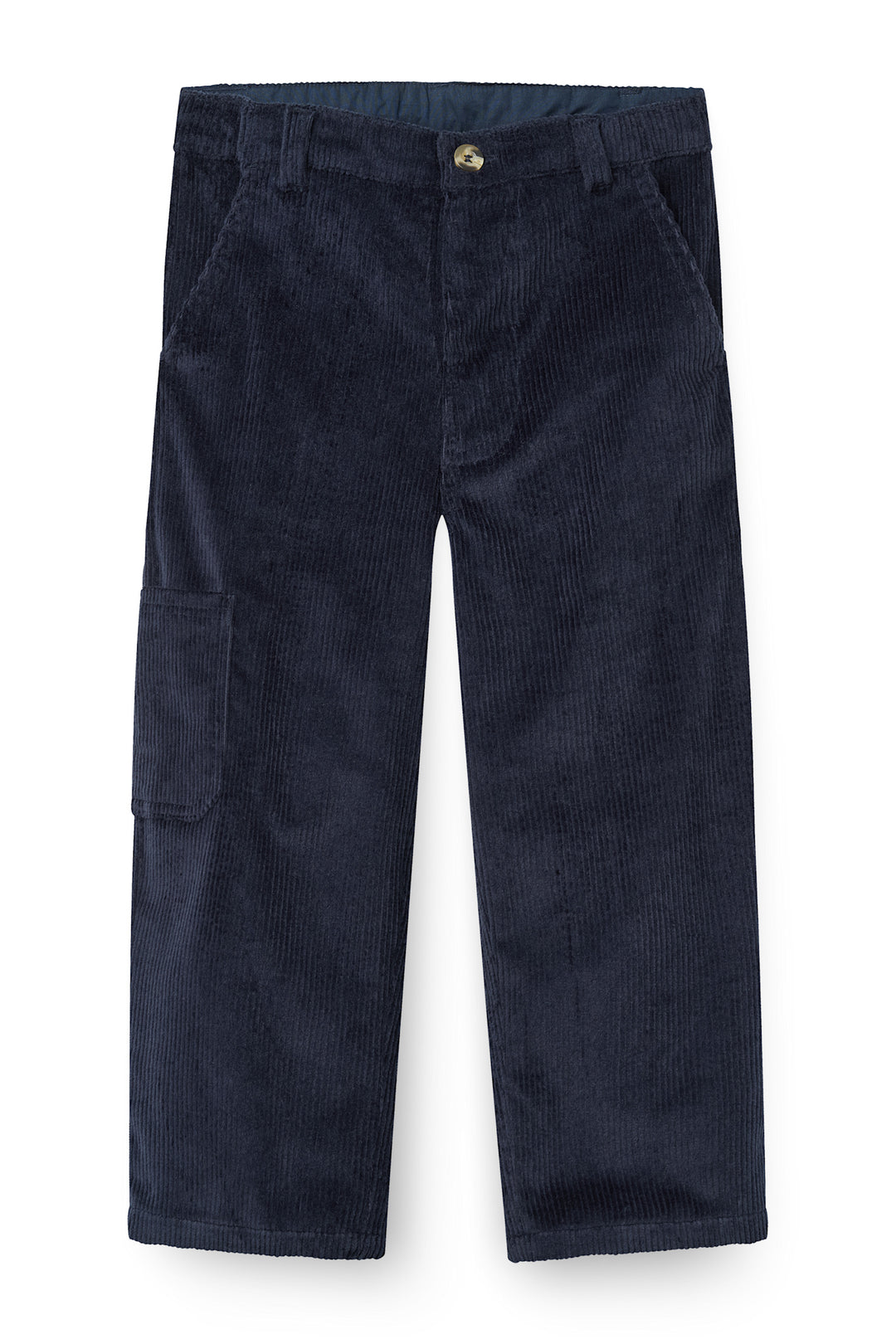 Corduroy Cargo Pants - Navy