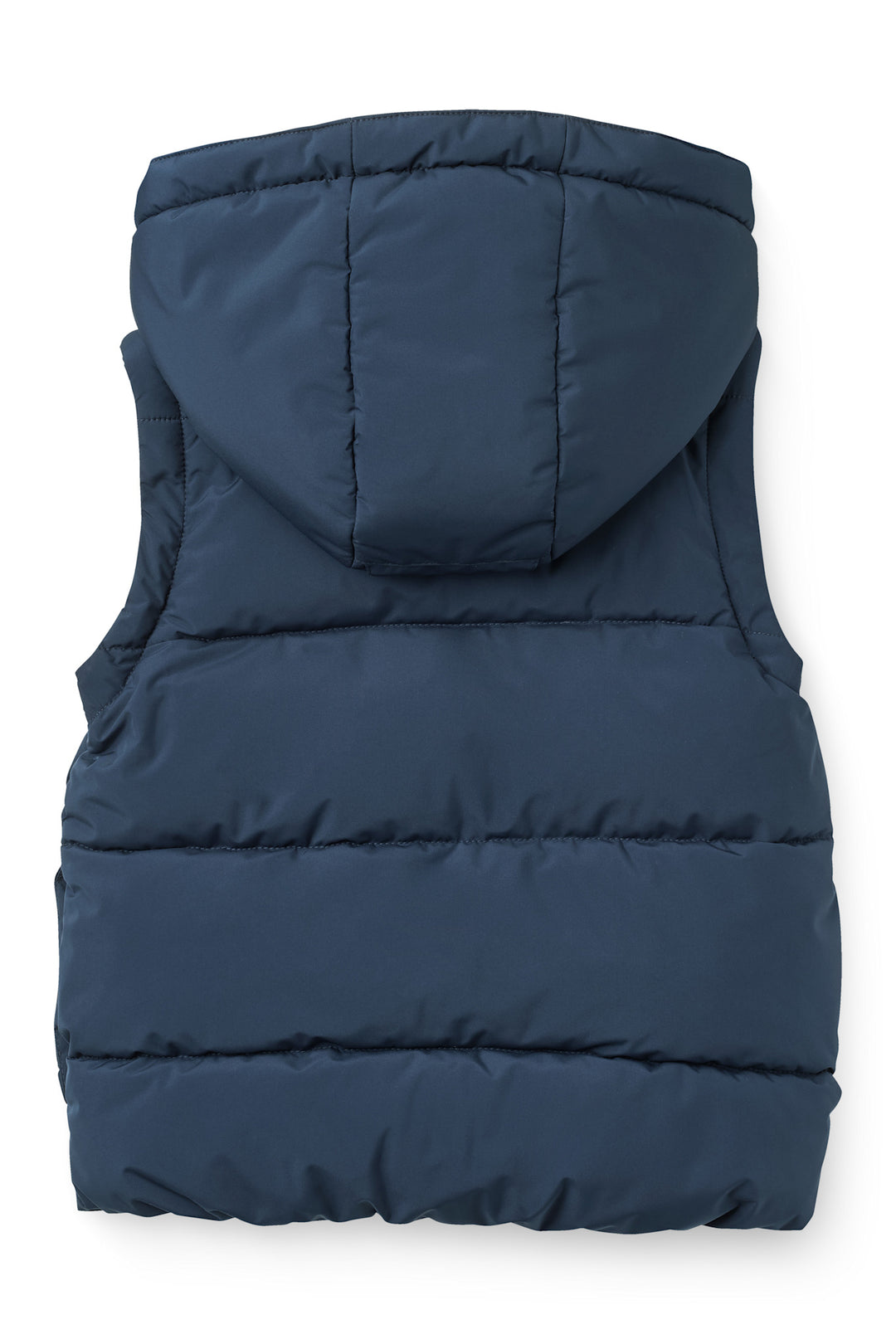 2 in 1 Puffer Jacket w. Removable Sleeves - Navy