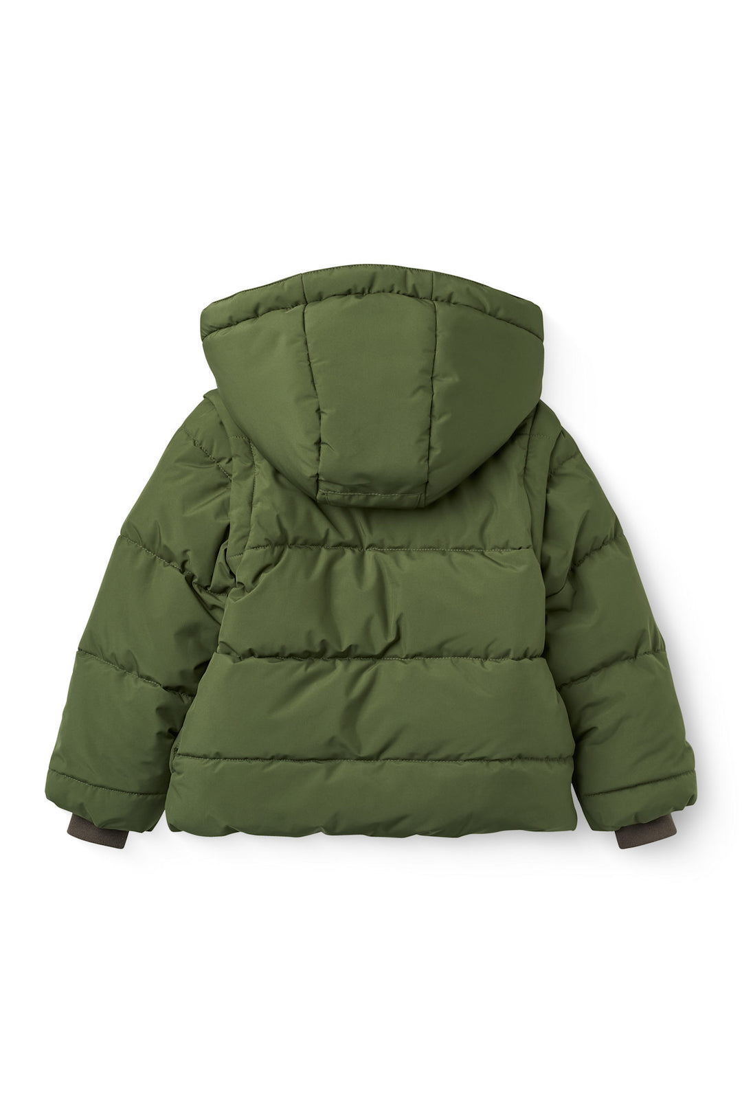 2 in 1 Puffer Jacket w. Removable Sleeves - Dk. Green