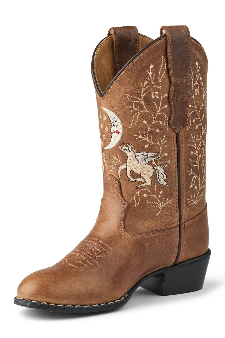 Unicorn Cowboy Boots - Cognac