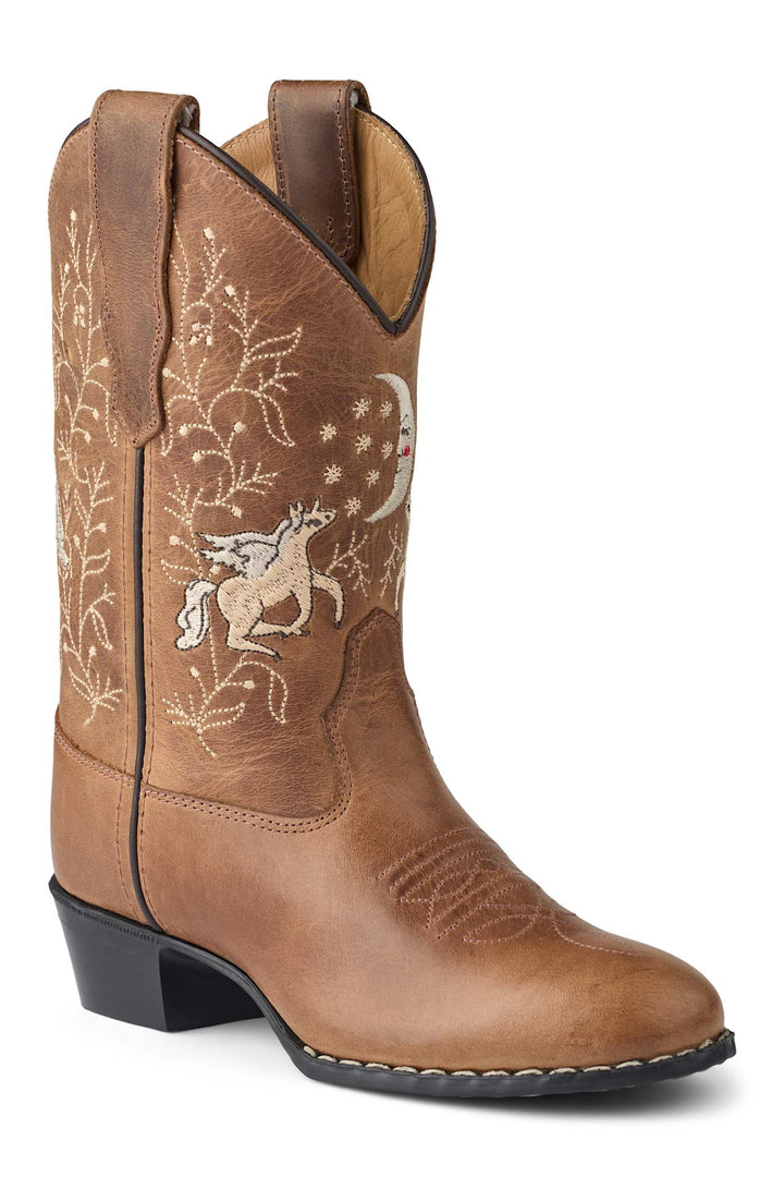 Unicorn Cowboy Boots - Cognac