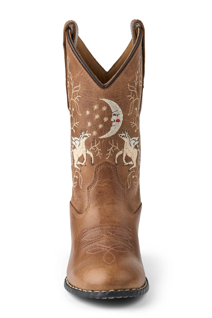 Unicorn Cowboy Boots - Cognac